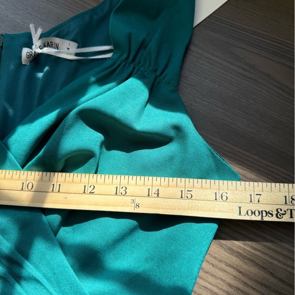 Grace Karin Dress Sleeveless Turquoise Women Medium  Wedding Formal Bridesmaid - Picture 9 of 9